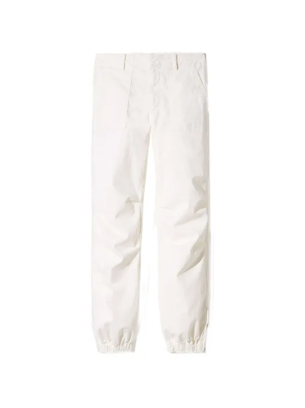 Nili Lotan Utility Tapered Trousers in White