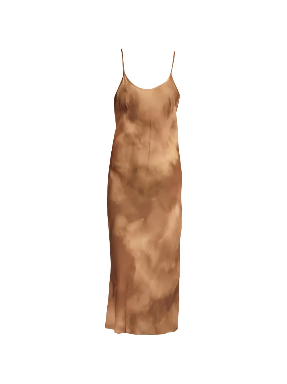Masnada tie-dye sleeveless midi dress
