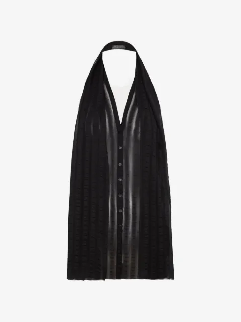 Cortana Brisa halterneck sleeveless shirt