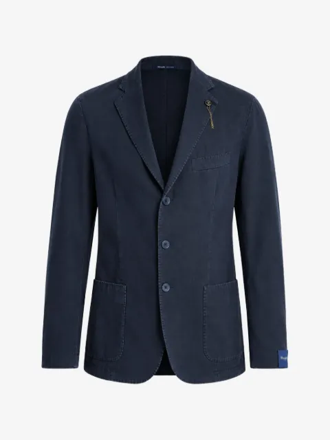 Santaniello blazer con botones y cadenas