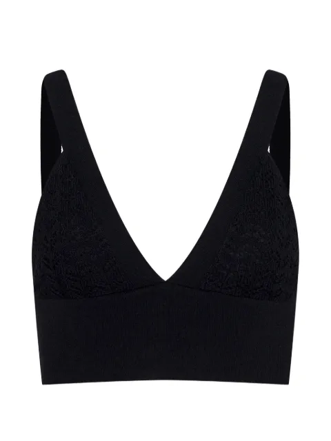 L'Agence Reverie pointelle-knit vest