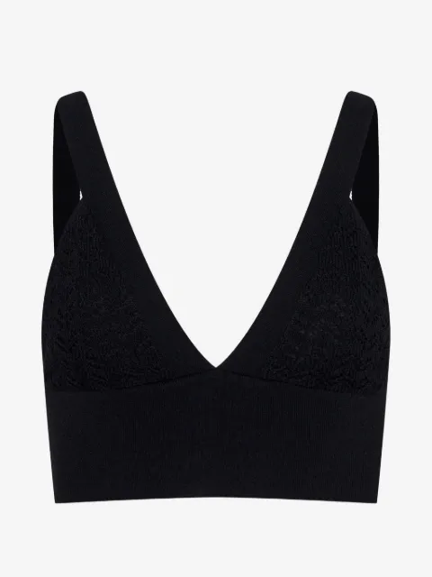 L'Agence Reverie pointelle-knit vest