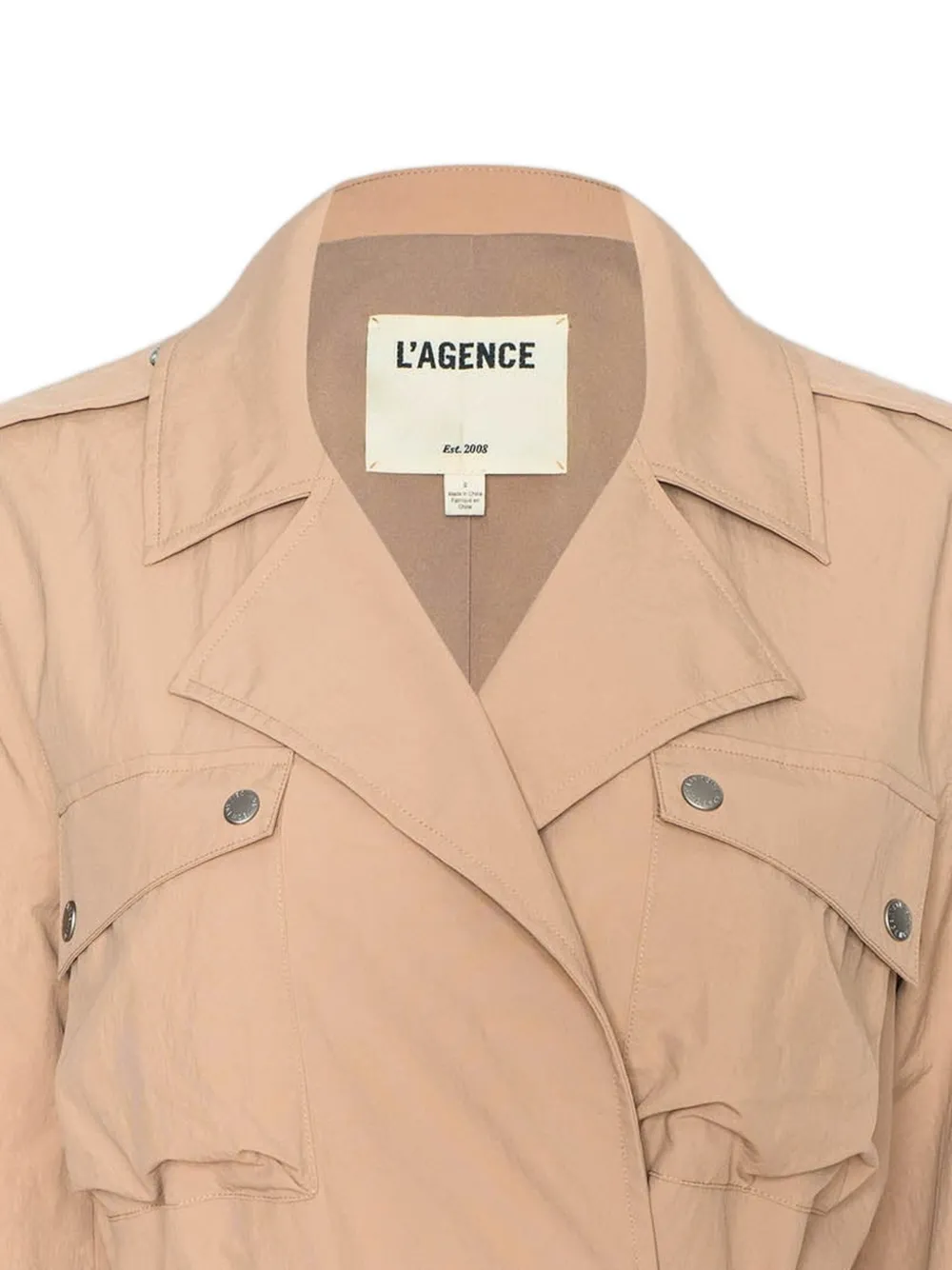 L'Agence Calida trenchcoat met ceintuur Beige