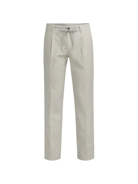 Mason's pleated twill chino trousers