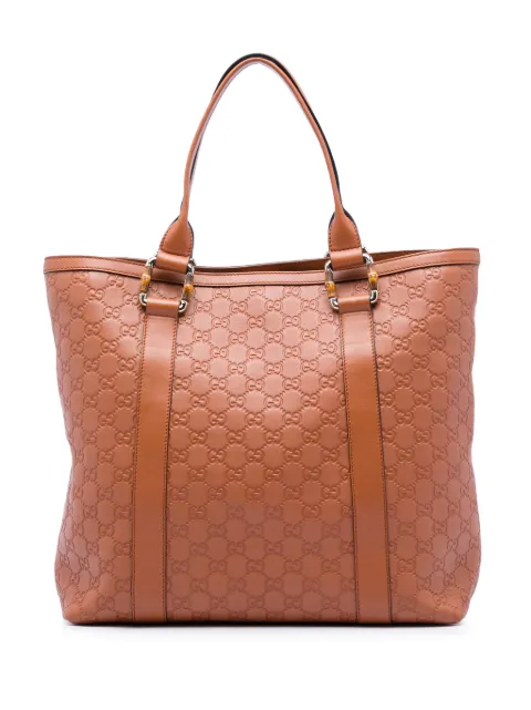 Gucci Pre-Owned bolso shopper Guccissima Bamboo Shopper 2016-2026