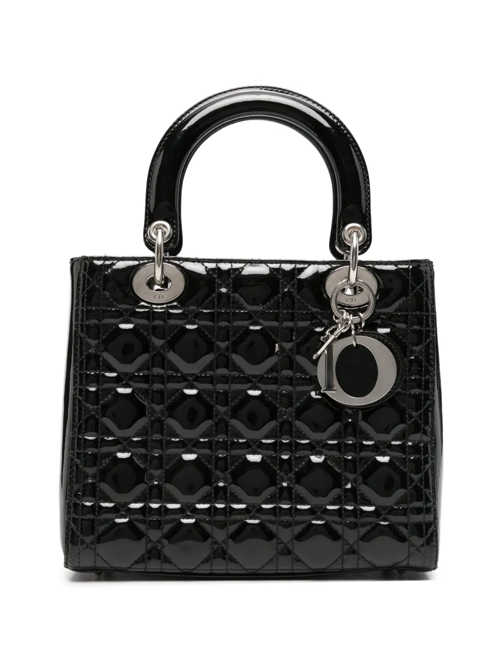 Christian Dior Pre-Owned sac à main Lady Dior Cannage (2011) - Noir