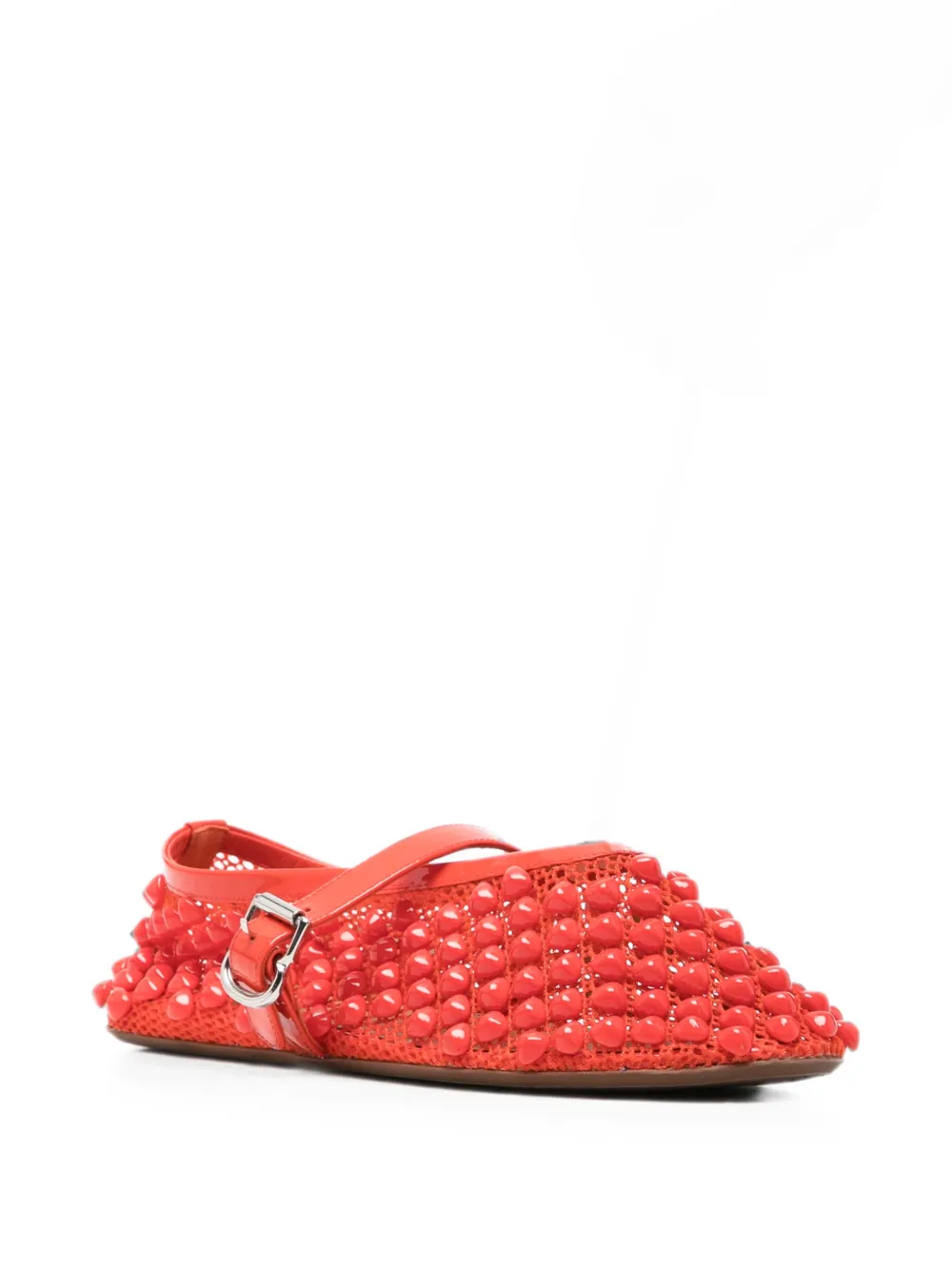 Alaïa Pre-Owned Ballerina's met gespsluiting Rood