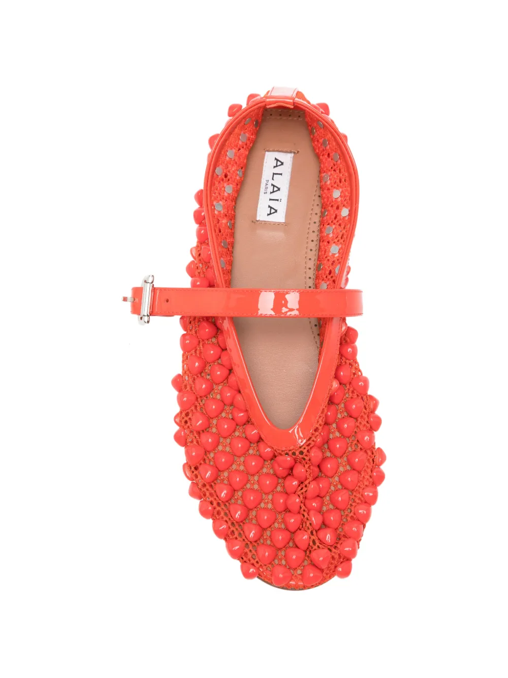 Alaïa Pre-Owned Ballerina's met gespsluiting Rood