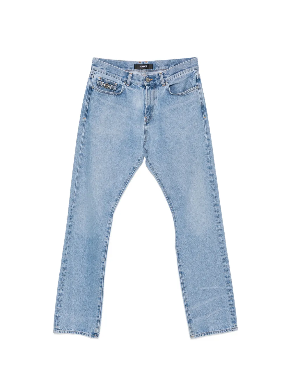 Versace Pre-Owned Medusa Biggie straight-leg jeans | Blue | Image 1