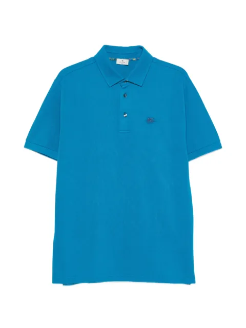 Etro Pre-Owned logo-embroidered polo shirt