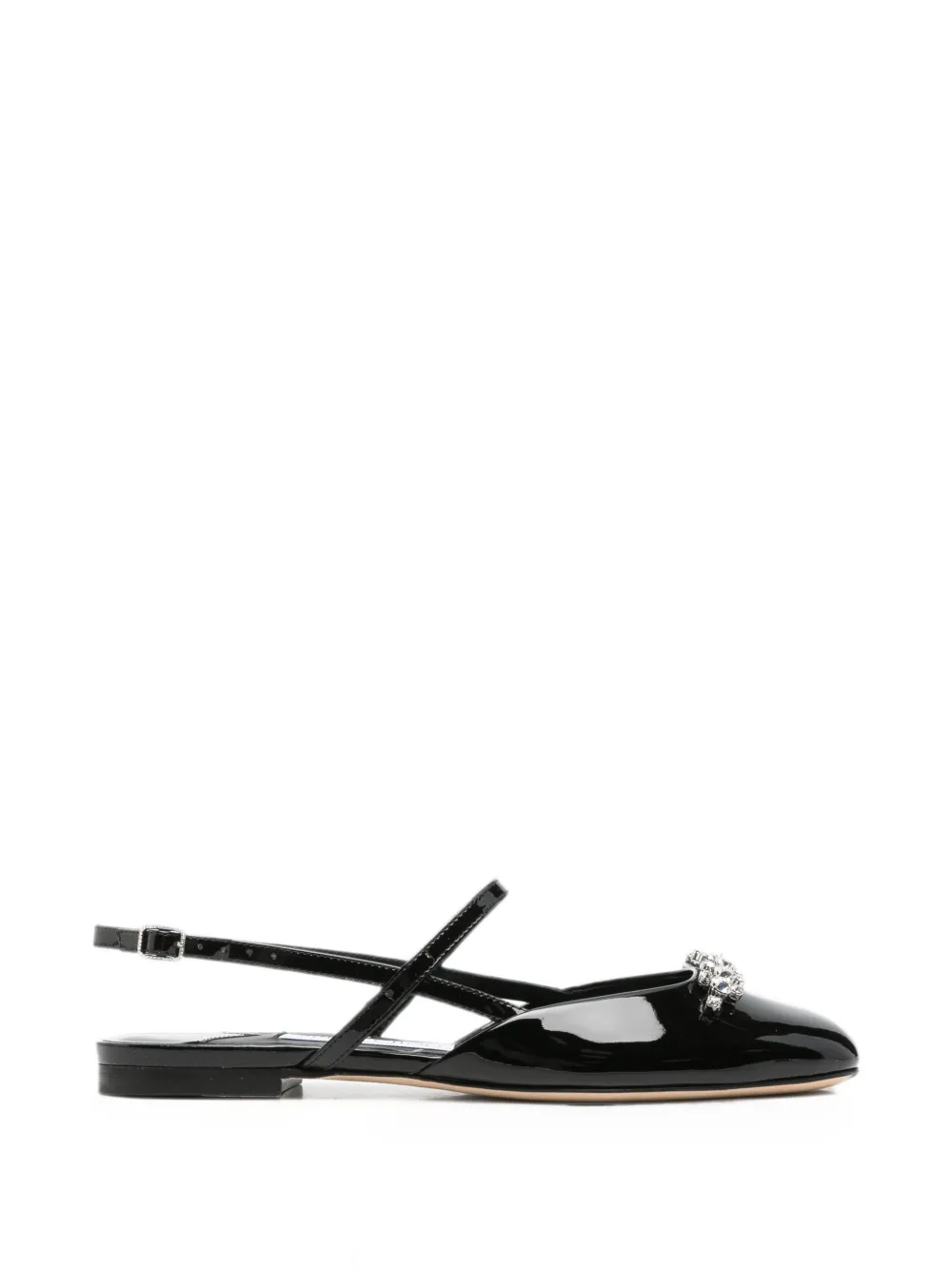 Jimmy Choo Pre-Owned Belinda Slingback-Pumps mit Kristallen 70mm - Schwarz