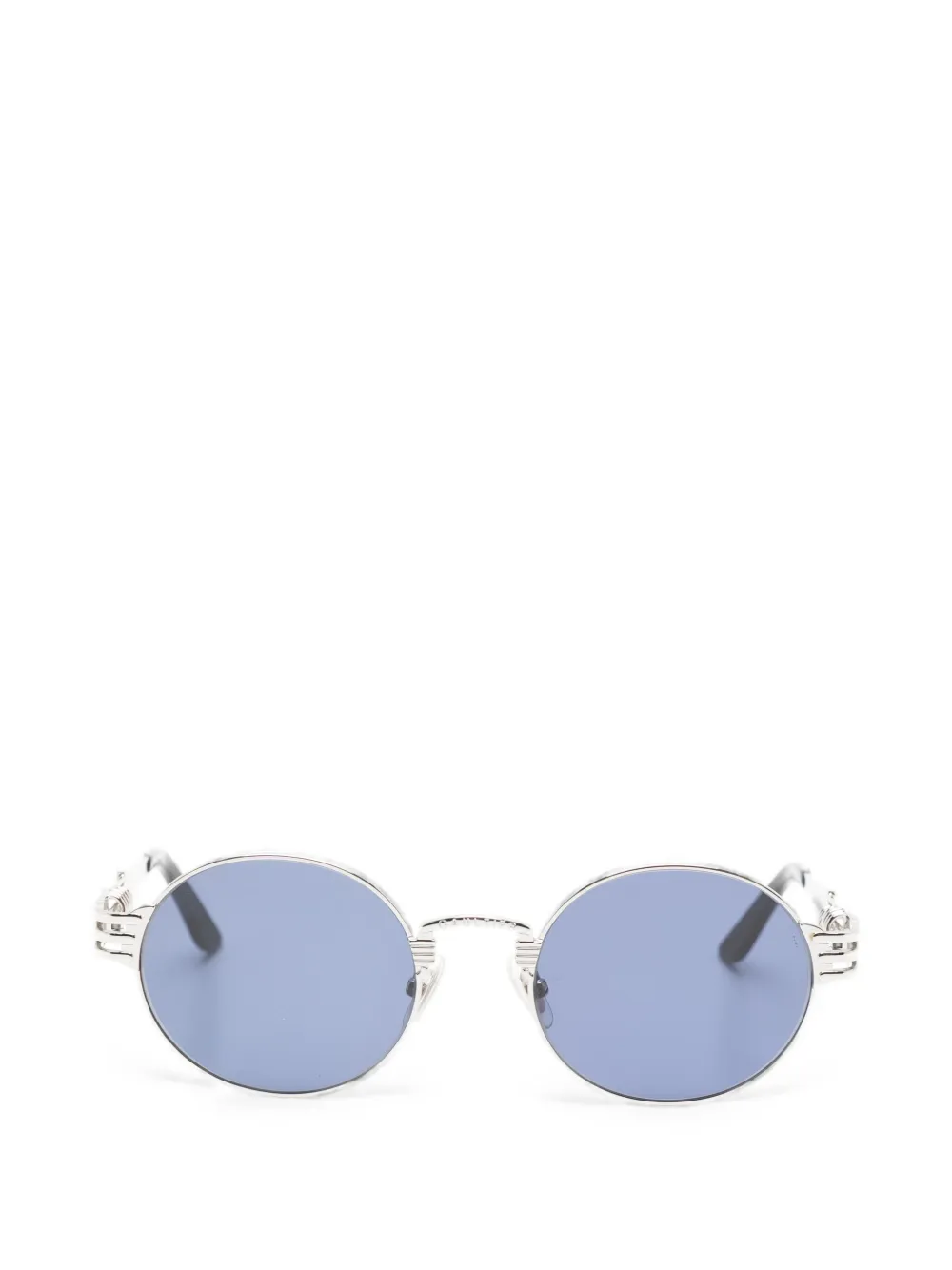 Jean Paul Gaultier Pre-Owned lunettes de soleil à monture ronde - Argent