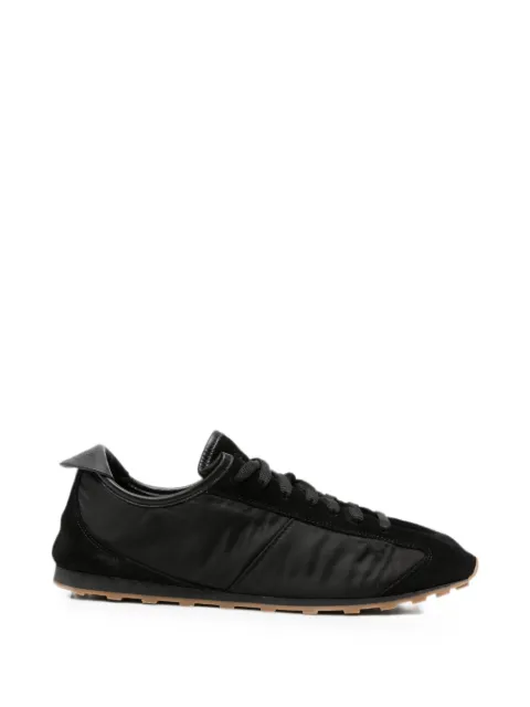 Jacquemus Pre-Owned suede-panel sneakers