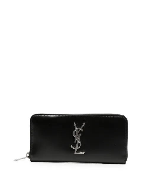 Saint Laurent Pre-Owned Portemonnee met Cassandre plakkaat