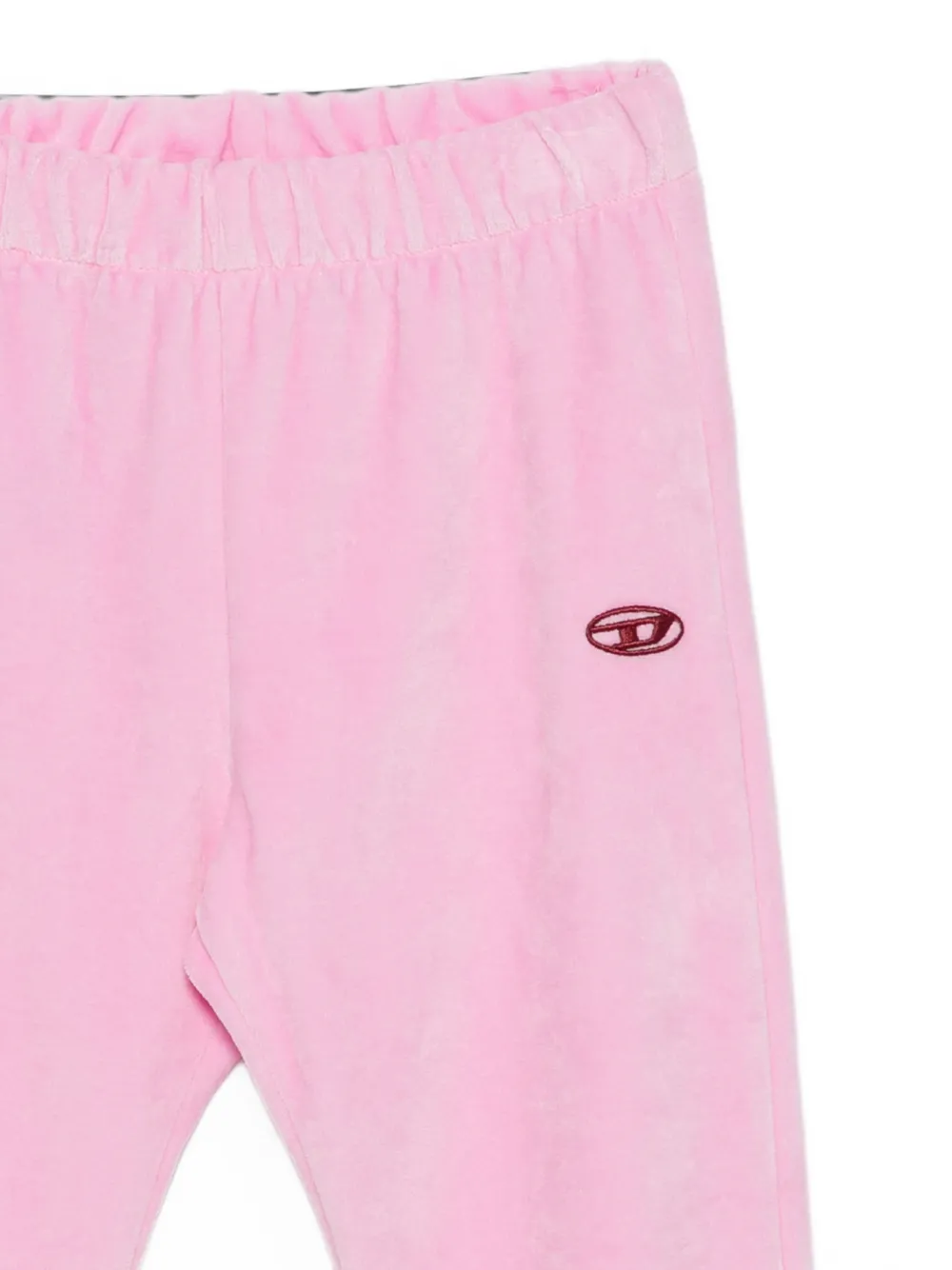 Diesel Kids Trainingspak met geborduurd logo Roze