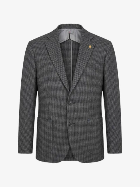 Sartoria Latorre houndstooth-pattern single-breasted blazer