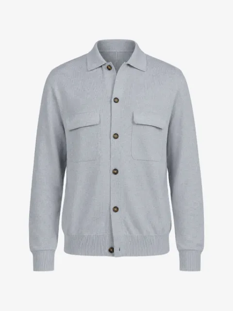 Eleventy camisa con bolsillo en el pecho