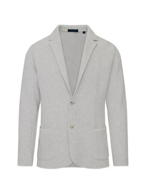 PATRICK ASSARAF cotton knitted blazer