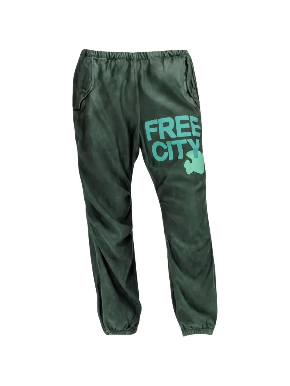 FreeCity Flap Airjump track pants - Verde