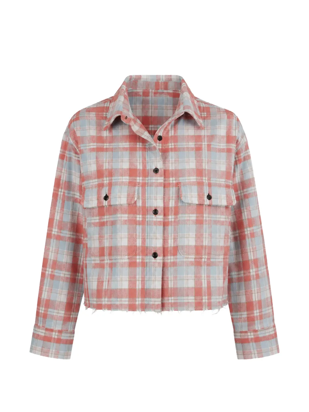 ASKK NY Crosby plaid-check shirt - Arancione