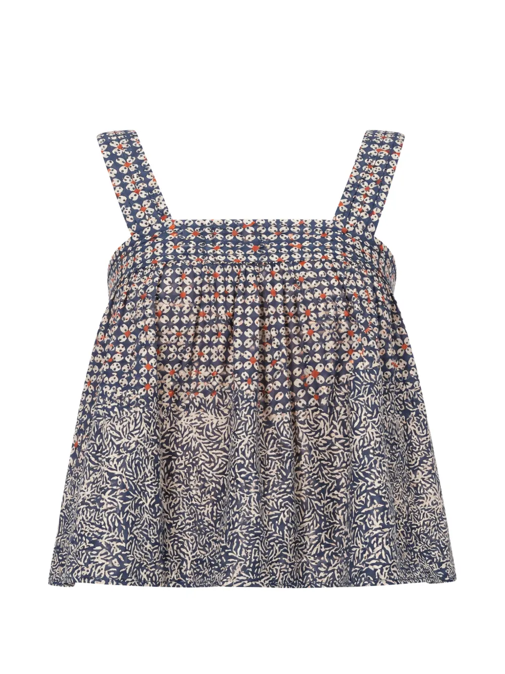Natalie Martin Jasmine spaghetti straps blouse - Blau
