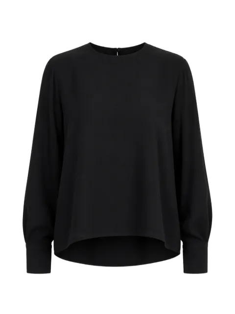 Dusan high-low-hem blouse