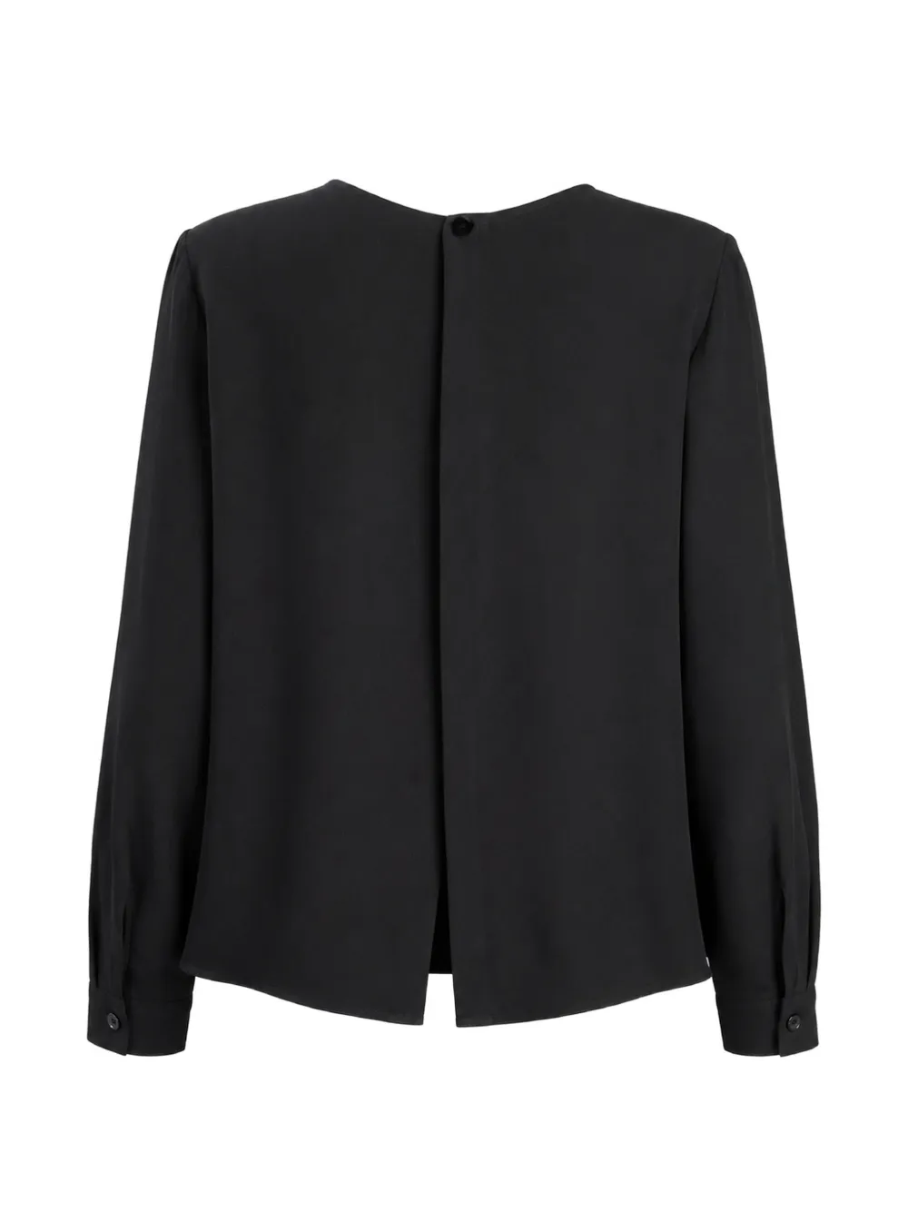 Dusan Blouse met hoge zoom Zwart