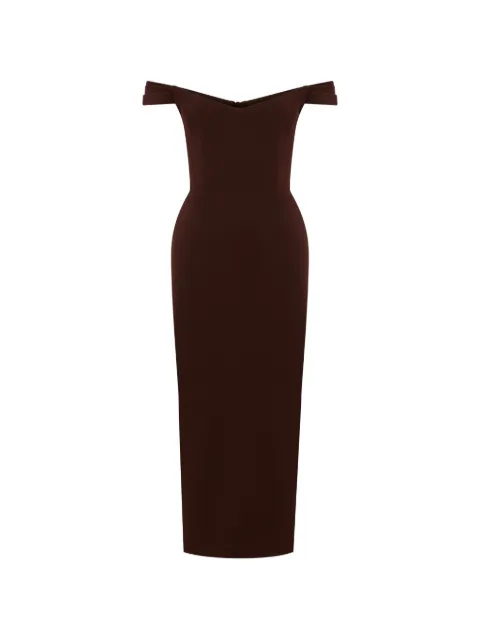 Alex Perry off-shoulder midi dress
