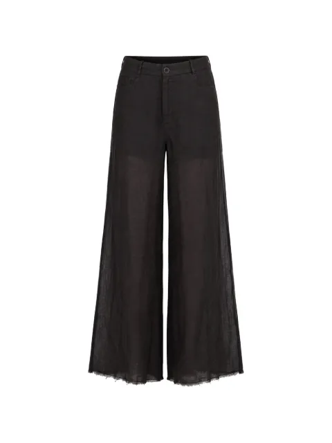 Masnada baggy frayed-edge trousers