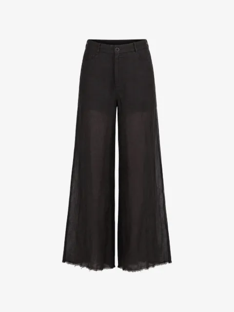 Masnada baggy frayed-edge trousers
