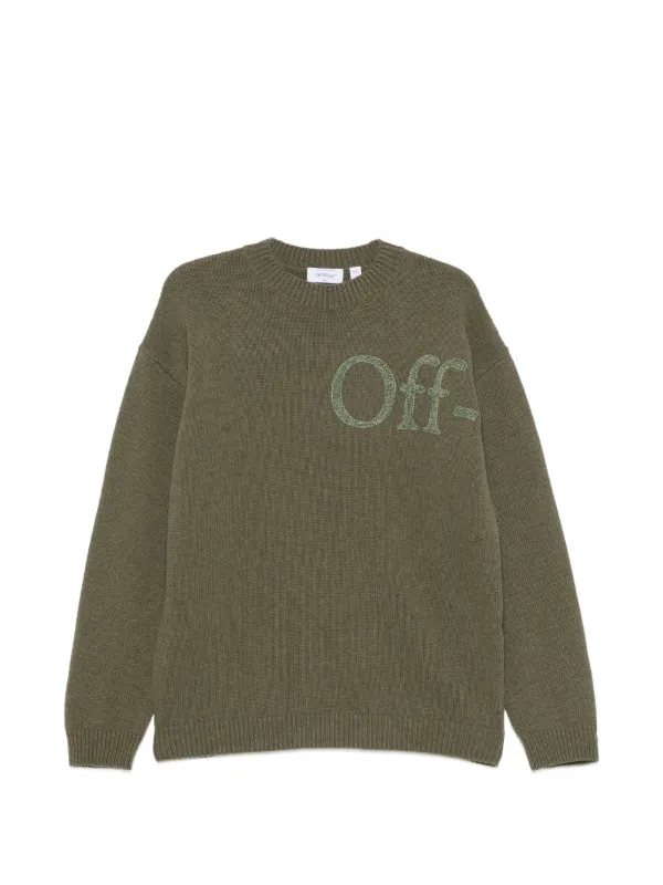 Off-White Bookish セーター | グリーン | FARFETCH JP