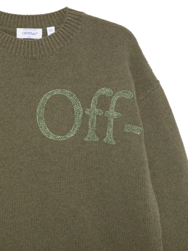 Off-White Bookish セーター | グリーン | FARFETCH JP