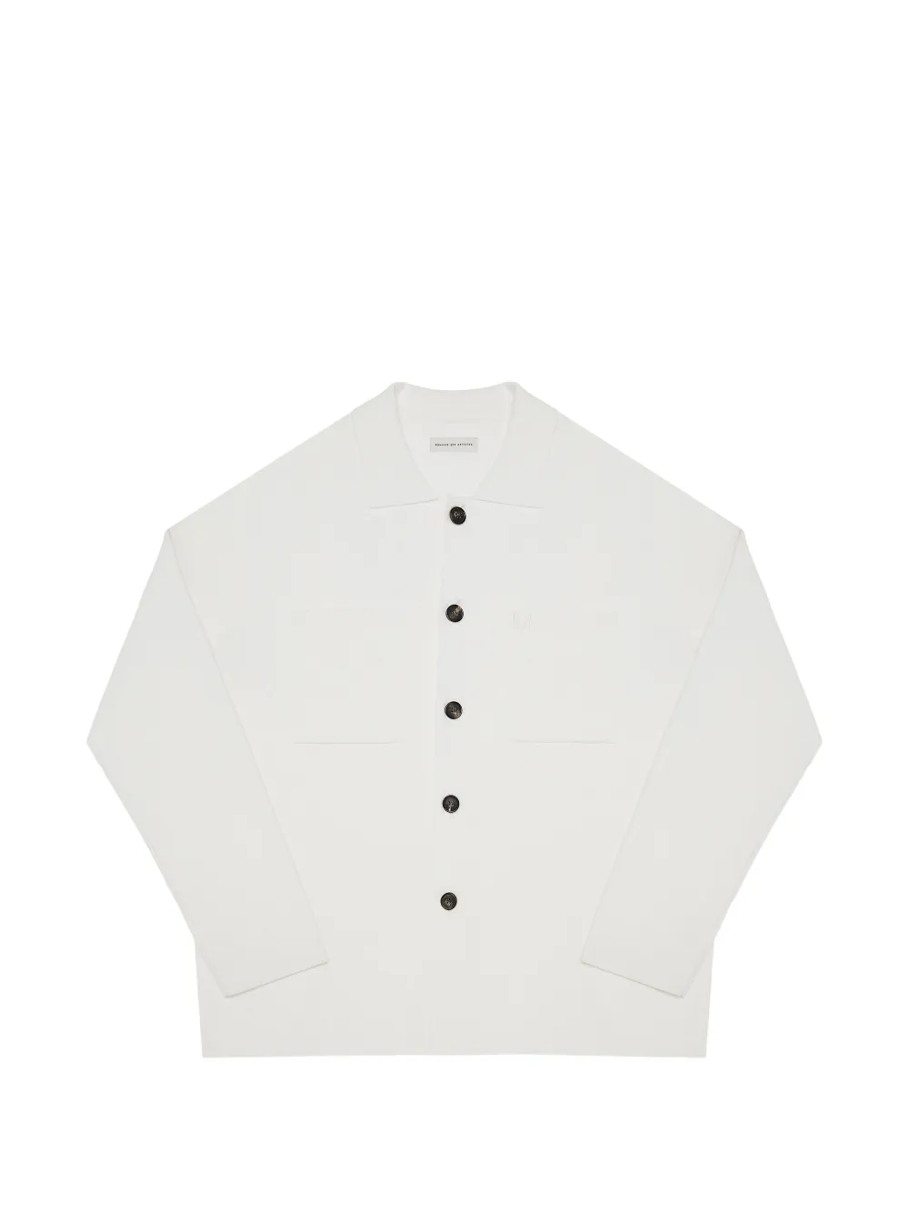 Domaine Des Artistes Giacca-camicia con applicazione - Bianco