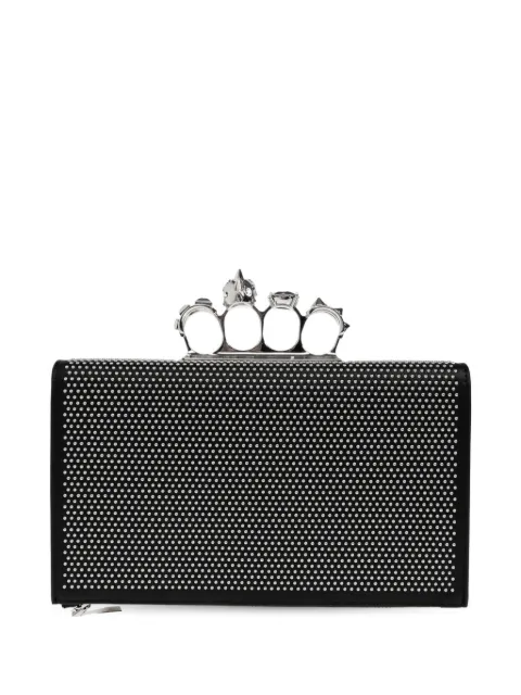 Alexander McQueen knuckle studded clutch bag