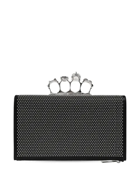 Alexander McQueen knuckle studded clutch bag