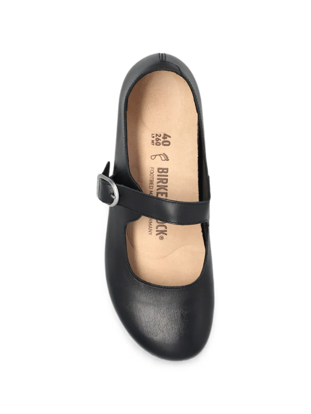 Birkenstock Santa Clarita ballerina's met gesp Zwart
