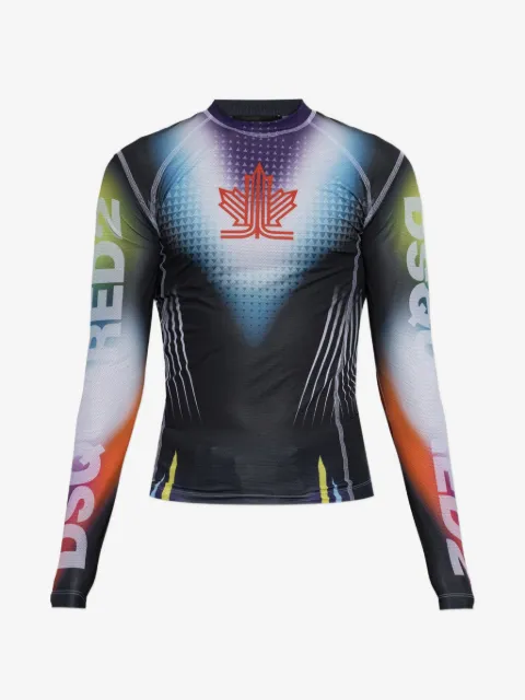 DSQUARED2 graphic-print long-sleeve T-shirt