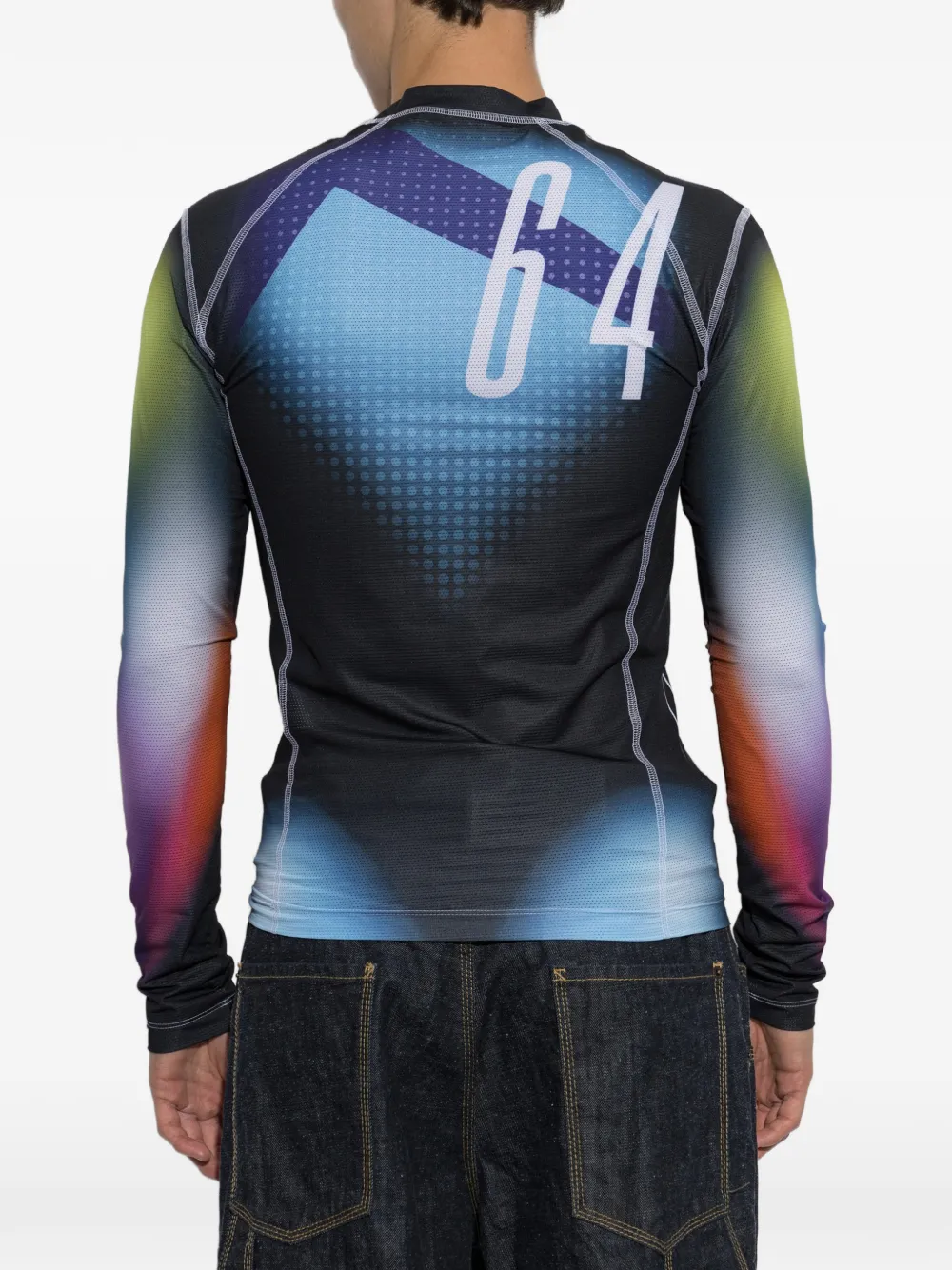 DSQUARED2 T-shirt met print Zwart