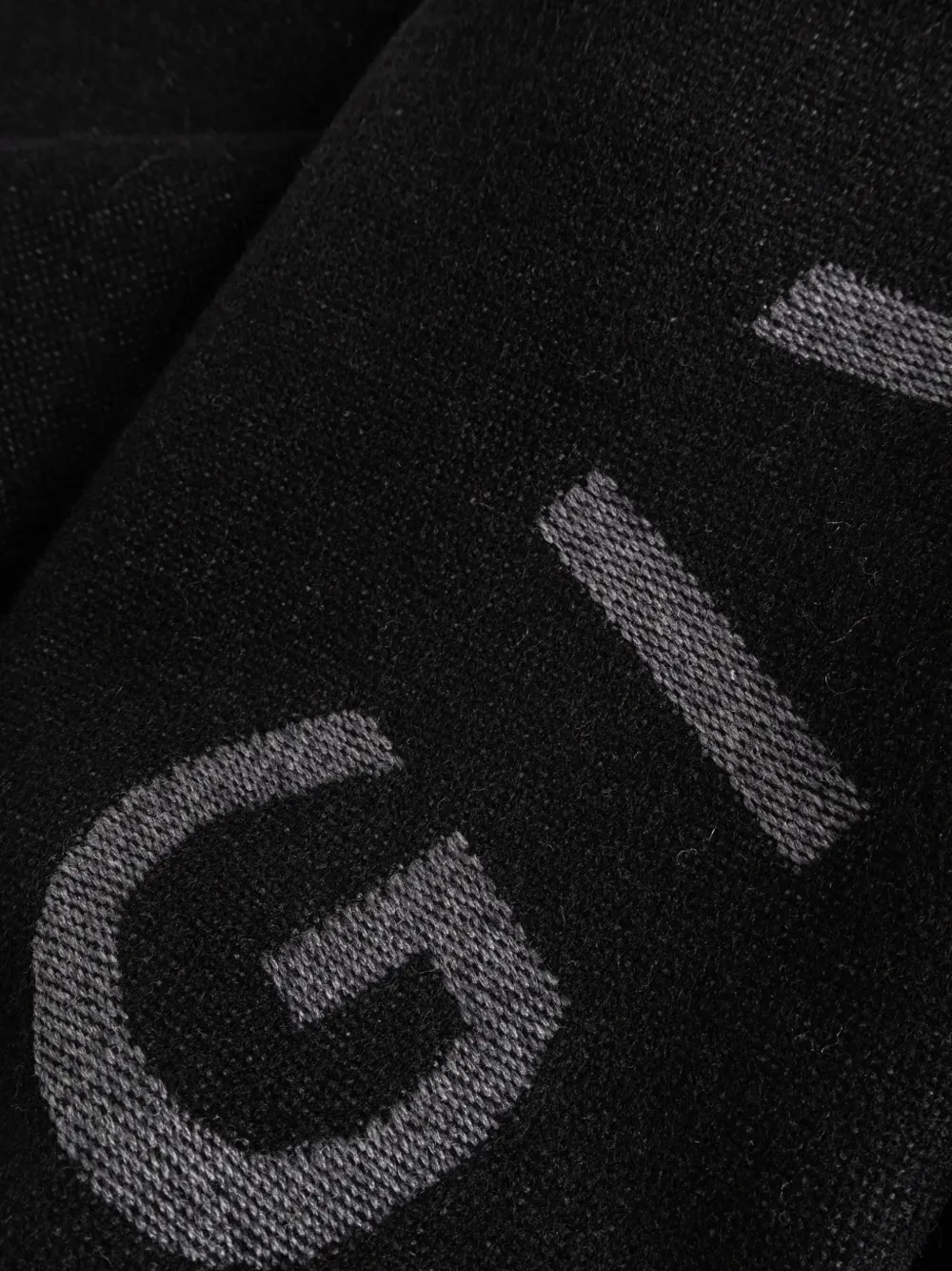 Givenchy Sjaal met logoprint Zwart