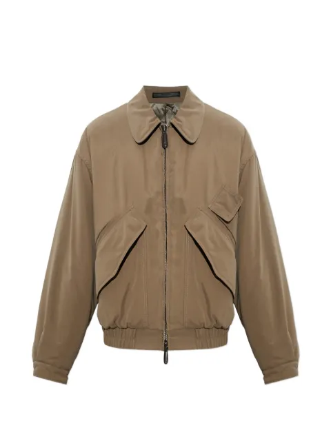 Giorgio Armani insulated collared bomber jacket