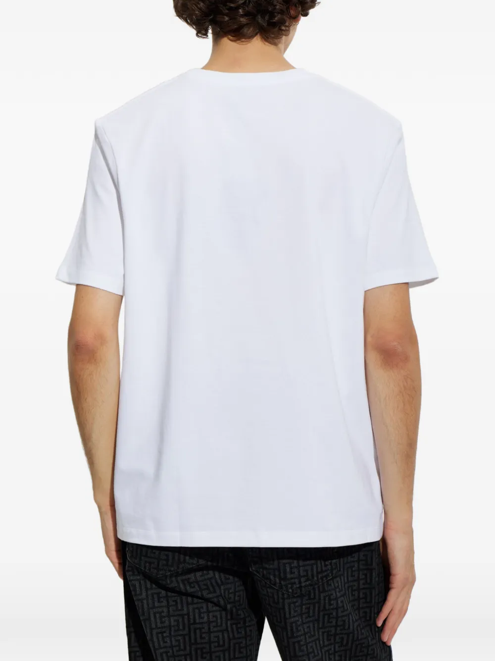 Balmain 2-pack T-shirten met ronde hals Wit