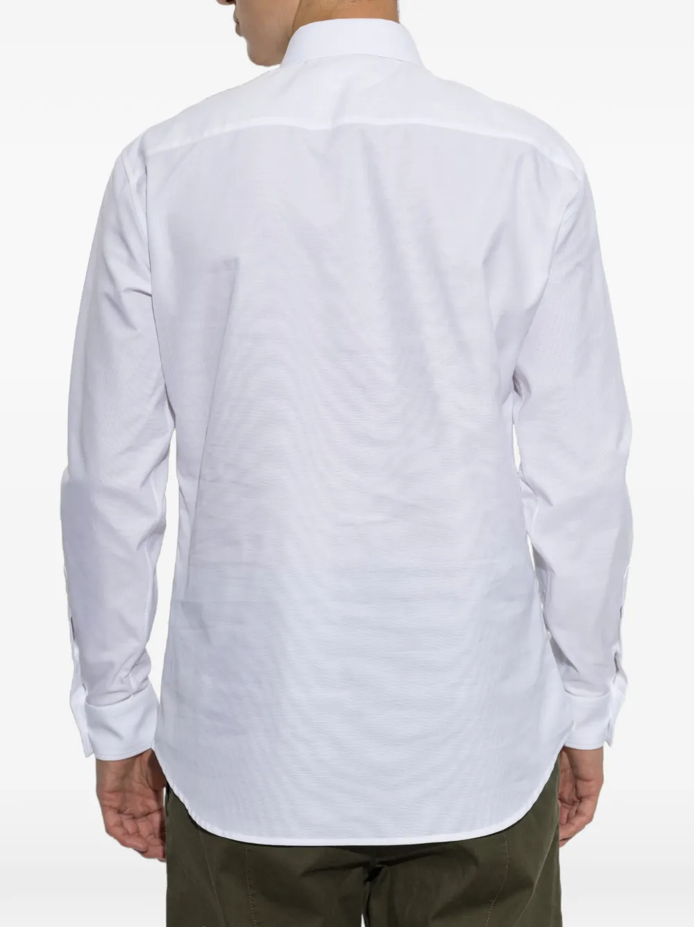 DSQUARED2 Overhemd met geborduurd logo Wit