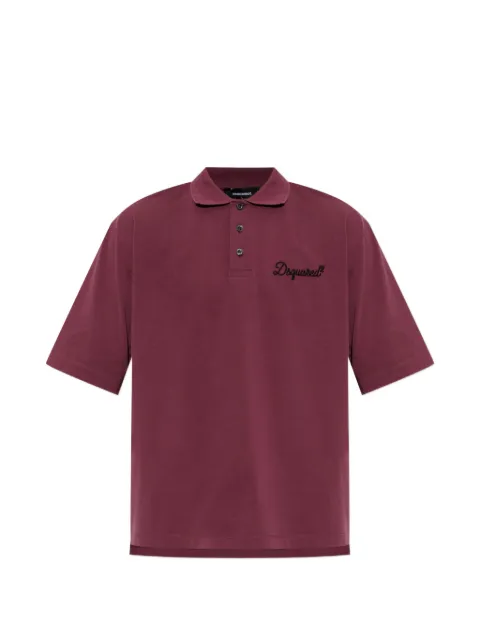 DSQUARED2 polo con logo bordado