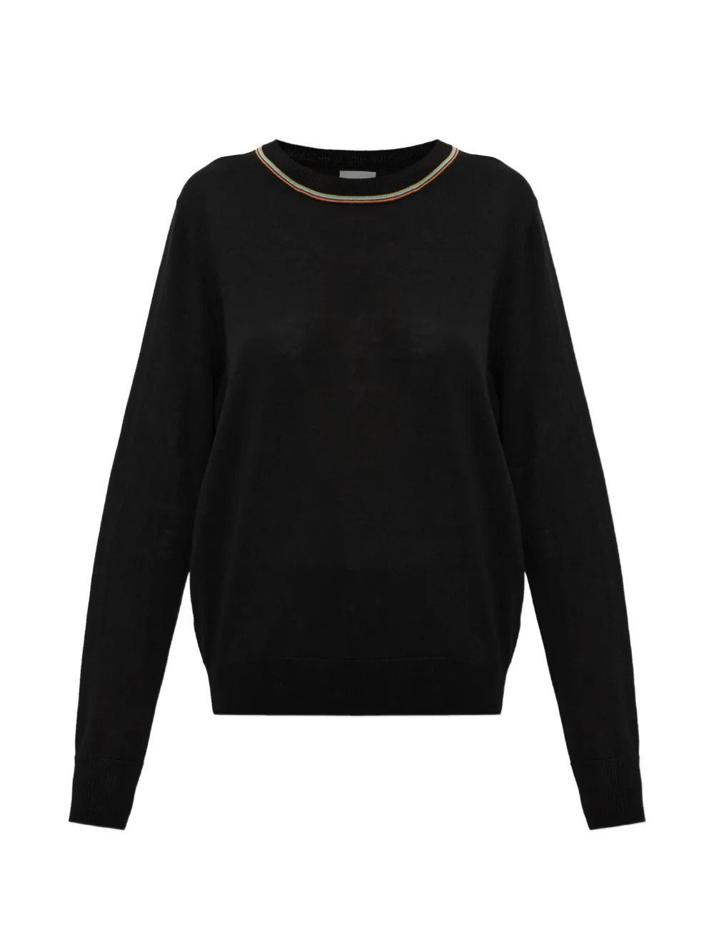 Paul Smith artist stripe crew-neck sweater - Nero