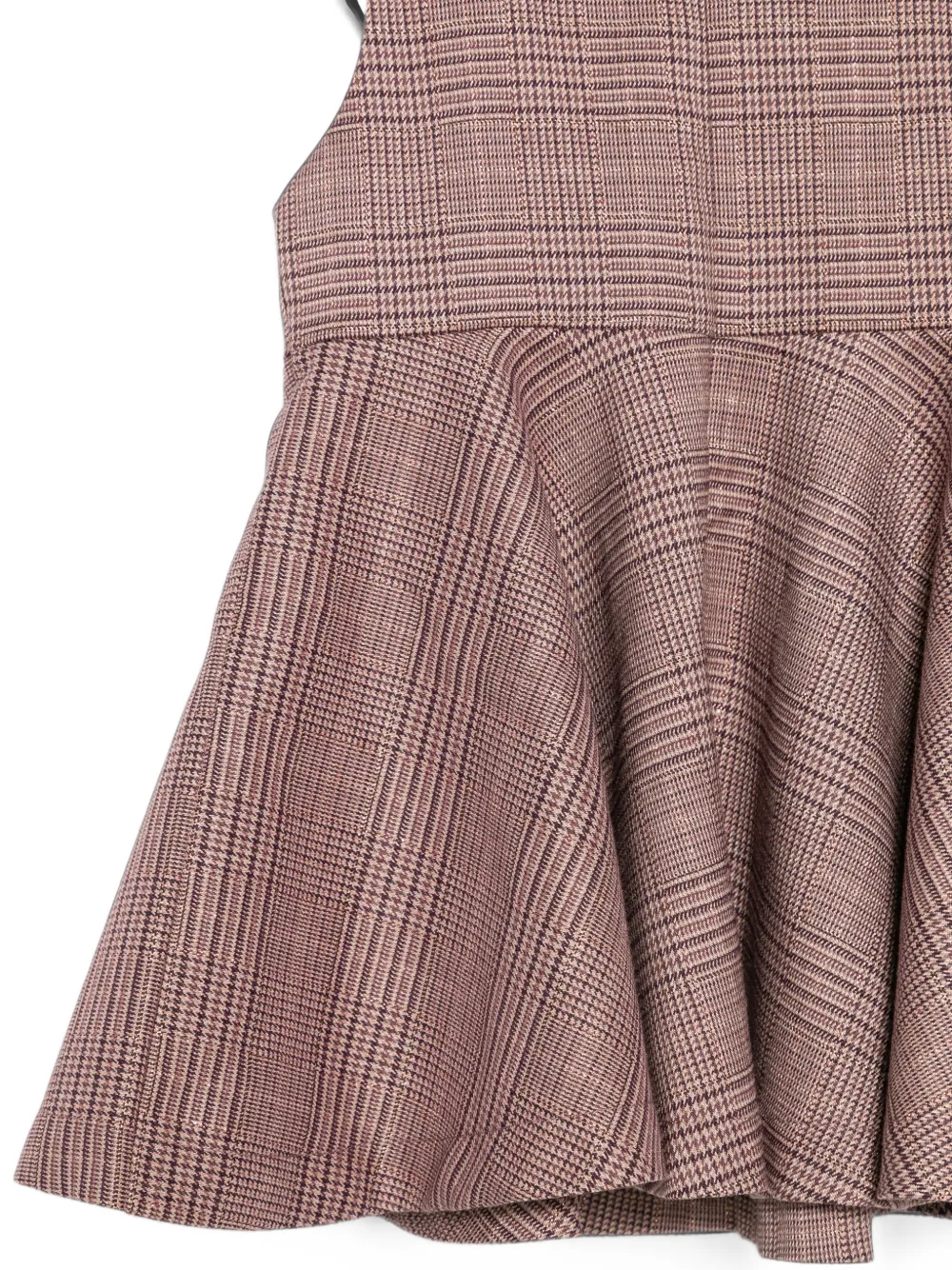 Liu Jo Kids Geruite jurk met ruches Roze