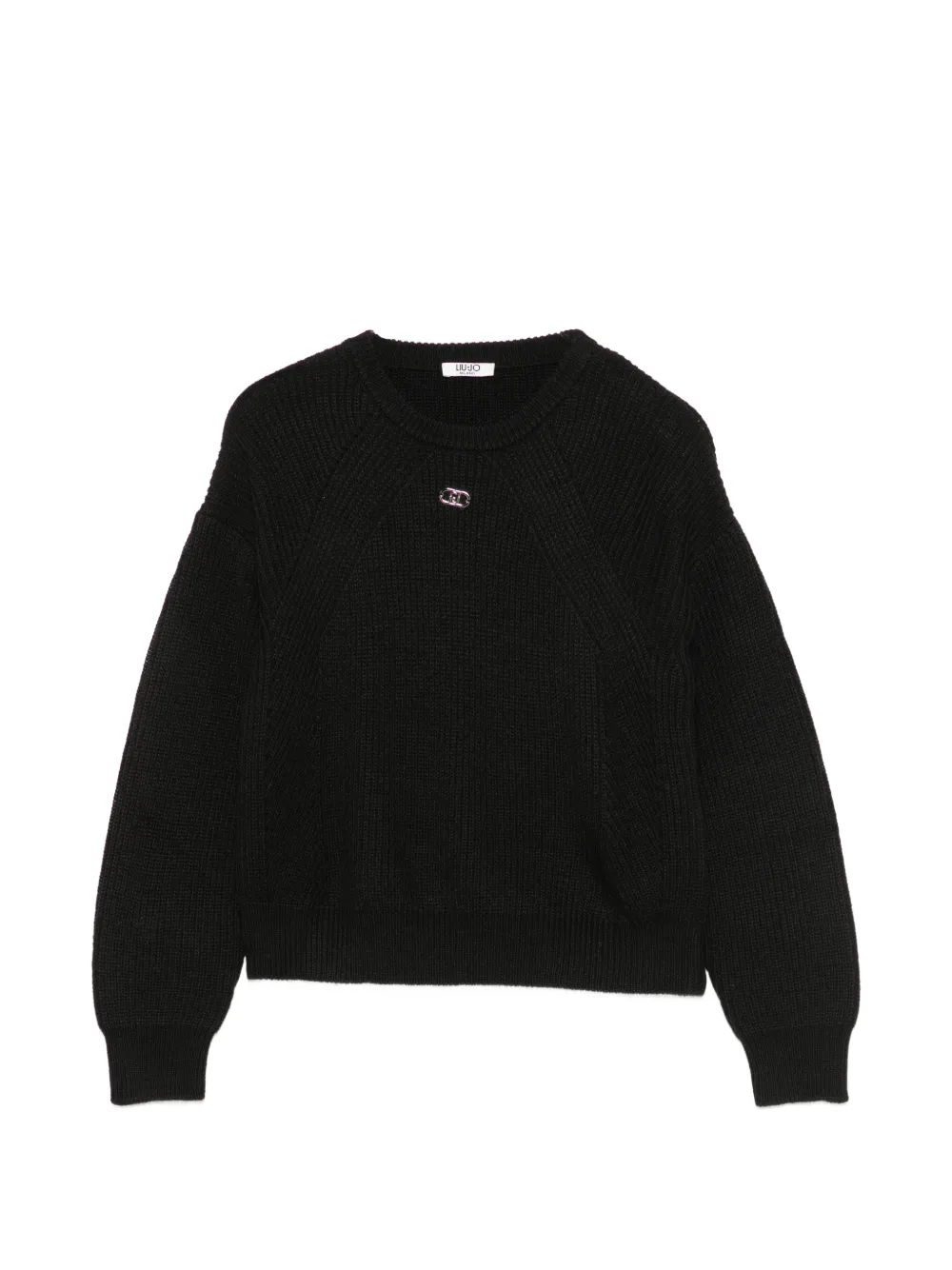 Liu Jo Kids Maglione a coste - Nero