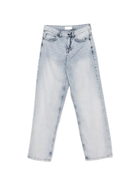 Les Deux Roi acid-wash wide-leg jeans