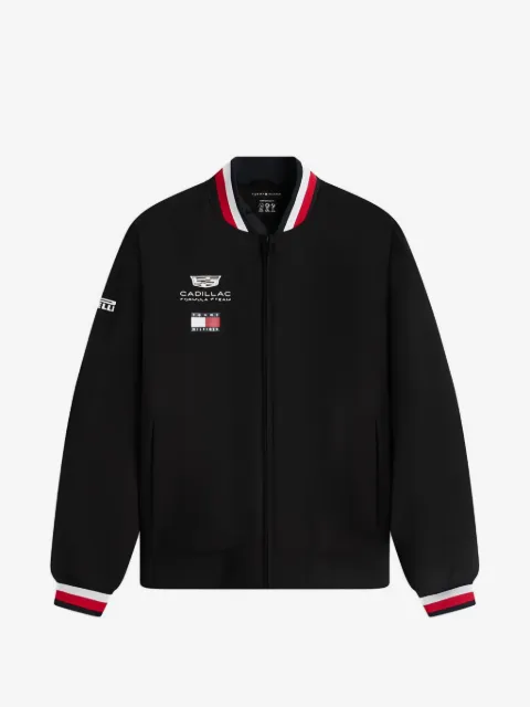 Tommy Hilfiger chaqueta bómber Formula 1 con logo bordado de Tommy Hilfiger x Cadillac