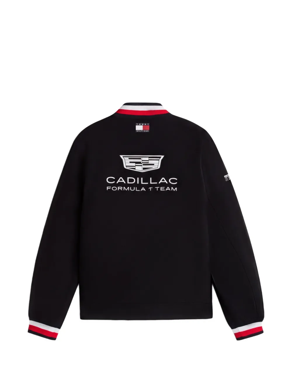 Tommy Hilfiger x Cadillac Formula 1 bomberjack met geborduurd logo Zwart