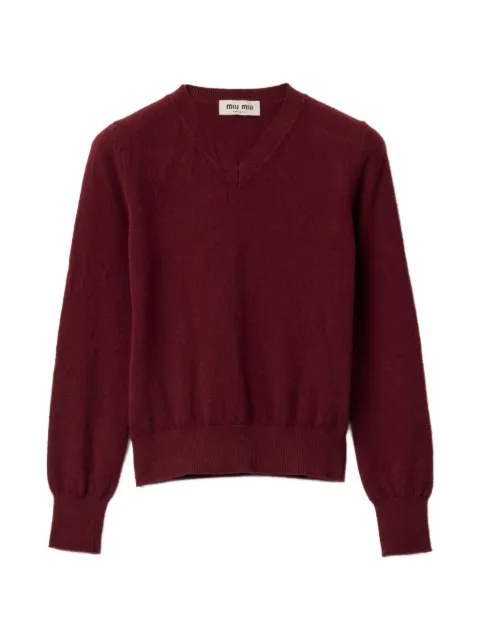 Miu Miu V-neck wool cardigan